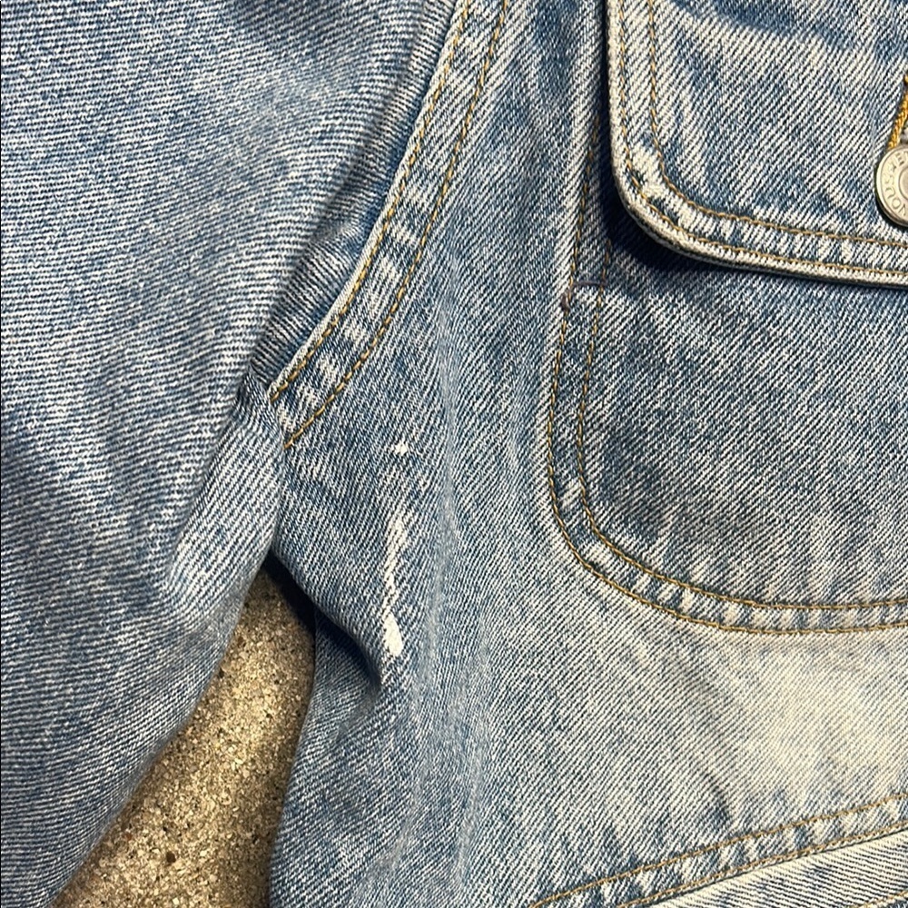 Vintage Et Vous Floral Denim Jacket - Picture 6 of 15